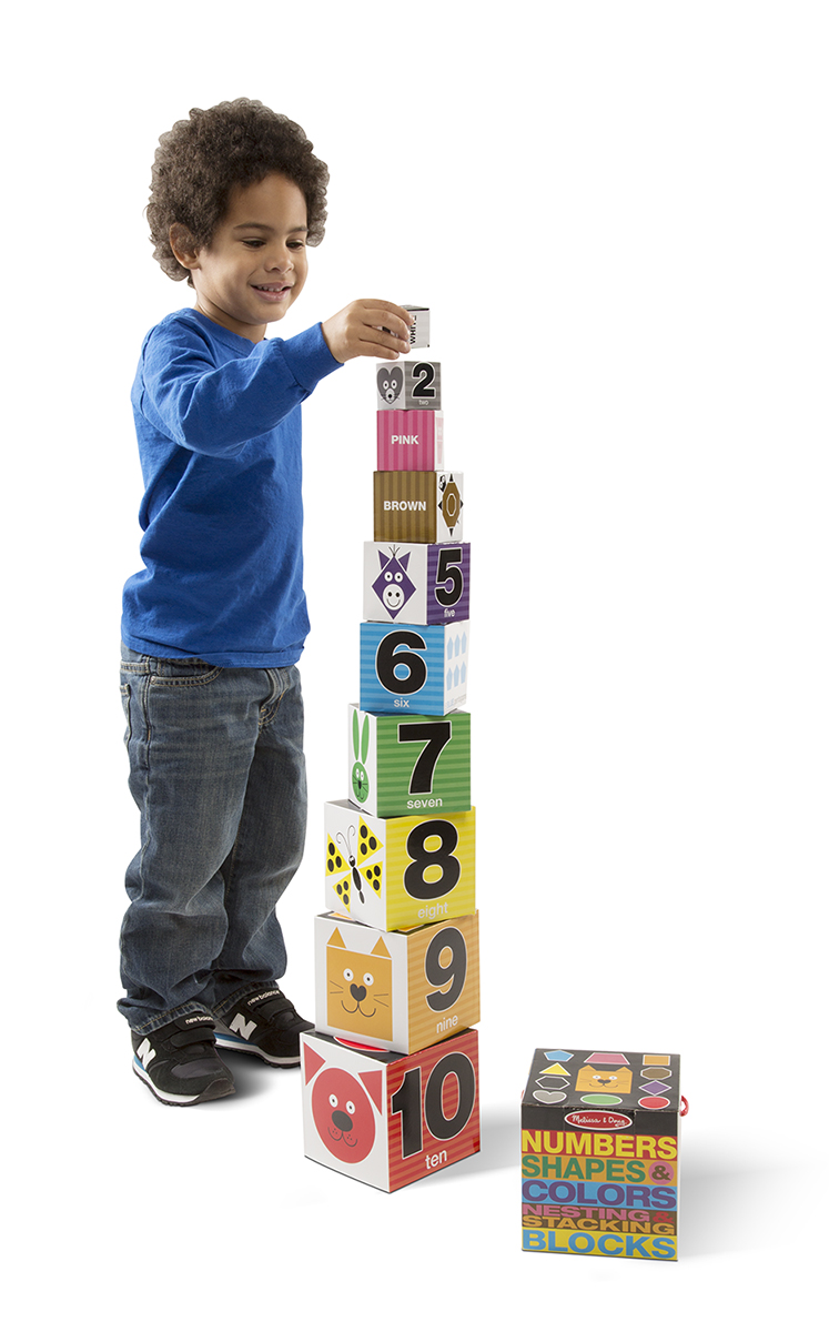 Набор кубиков - Цифры, формы и цвета из серии Первые навыки  